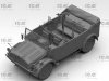 ICM 35502 Kfz.70 with MG 34 WWII German military vehicle 1/35